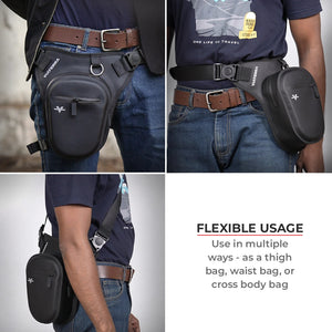 100% Viaterra Waterproof Thigh Bag - Motodrift