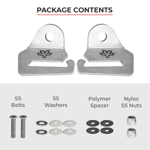 Viaterra Quick Release Strap Hooks - Motodrift