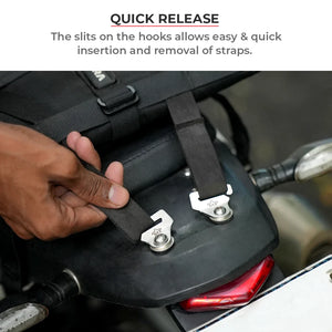 Viaterra Quick Release Strap Hooks - Motodrift