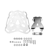 SRC Protective Aluminum Cargo Tail Rack (V2) For Suzuki V-Strom 800DE - Silver - Motodrift
