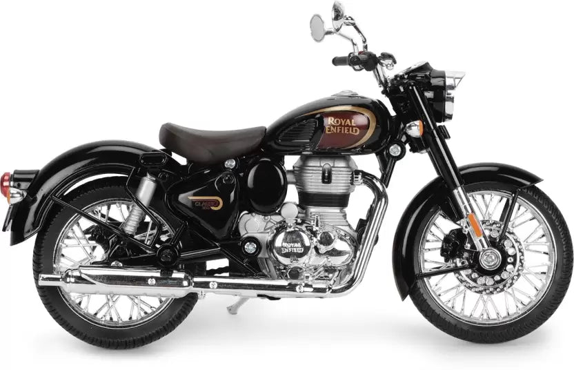 RE Classic 350 Scale Model- Halcyon Black - Motodrift