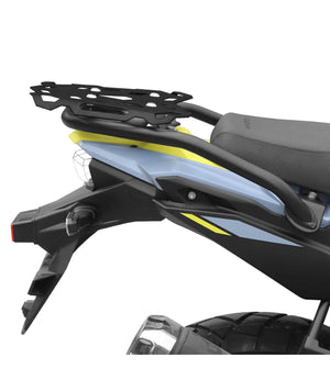 SRC Protective Aluminum Cargo Tail Rack (V1) For Suzuki V-Strom 800DE - Black - Motodrift