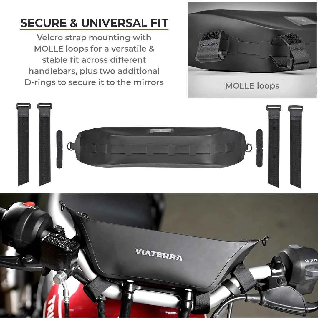 Viaterra Handlebar Bag 100% Waterproof