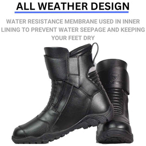 Bison Hunter Riding Boots Black