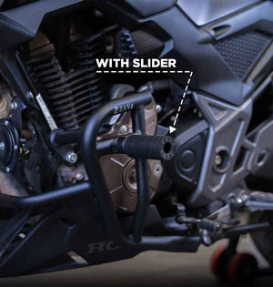 Zana CB300 F Crash Guard With Slider - Motodrift