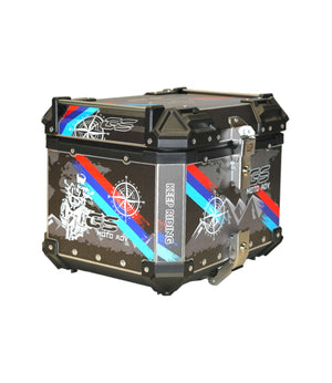 LGP Premium Aluminium Graphics 45 Litres Top Box - Motodrift