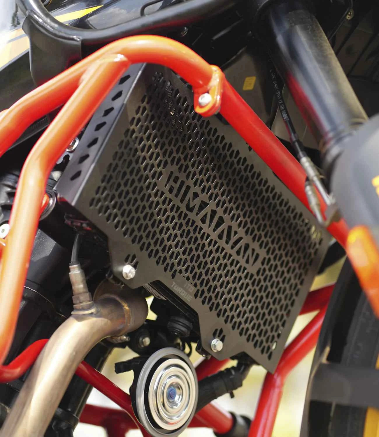 Moto Torque Radiator Guard For Royal Enfield Himalayan 450 (Mild Steel) - Motodrift
