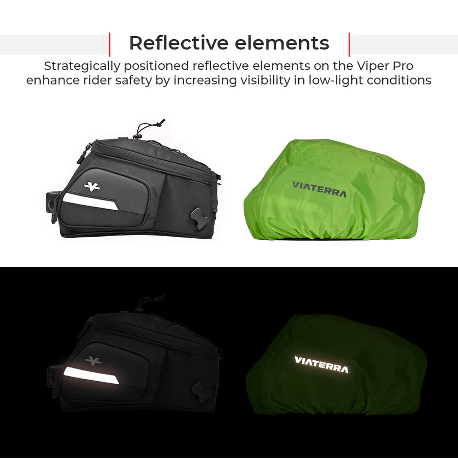 Viaterra Viper Pro Motorcycle Tank Bag (Universal) - Motodrift