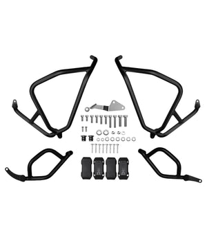 SRC Crash Bar Set for Suzuki V Strom 800DE - Black - Motodrift