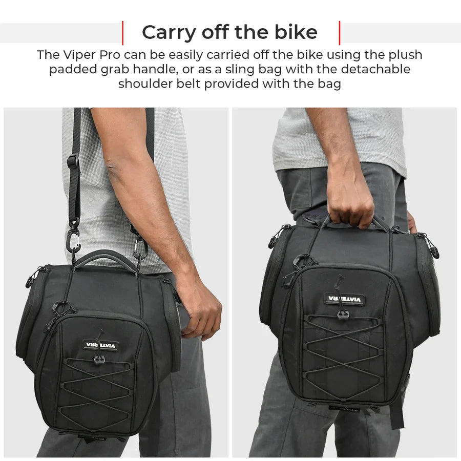 Viaterra Viper Pro Motorcycle Tank Bag (Universal) - Motodrift