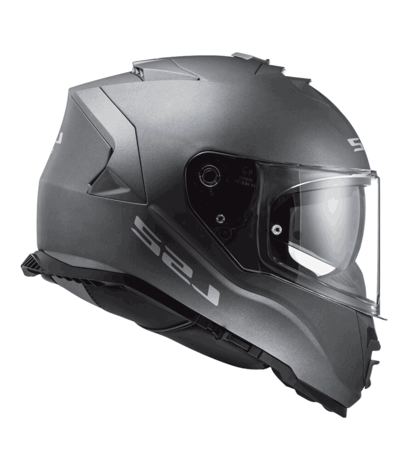 LS2 FF800 Storm II Solid Matt Titanium - Motodrift