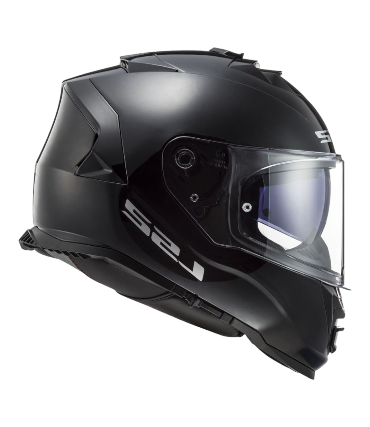 LS2 FF800 Storm II Solid Black - Motodrift