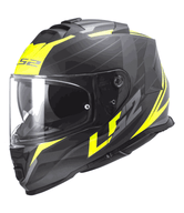 LS2 FF800 Storm II Nerve Matt Black Hi-Vis Yellow - Motodrift