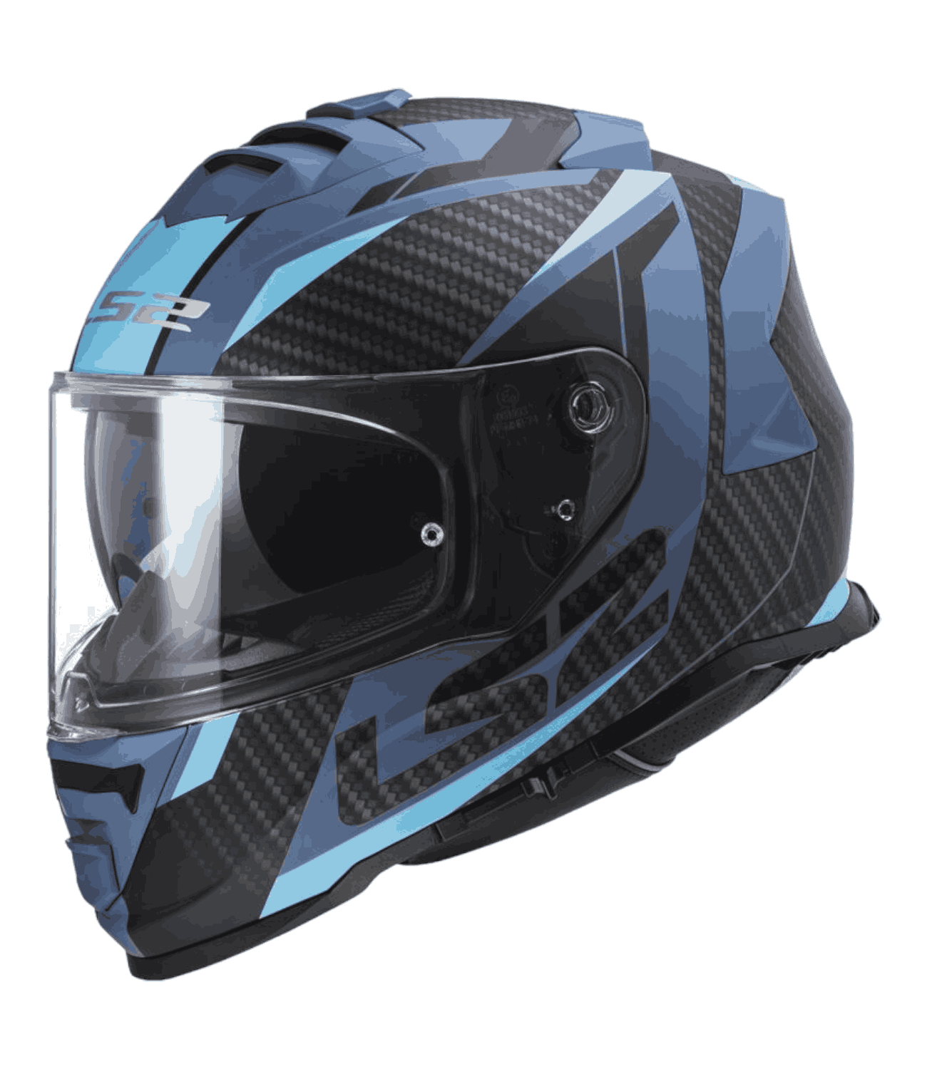 LS2 FF800 Storm II Racer Matt Blue - Motodrift