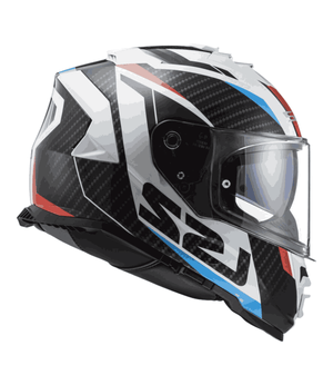 LS2 FF800 Storm II Racer Red Blue - Motodrift