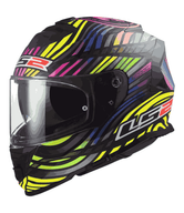 LS2 FF800 Storm II Power Matt Black Rainbow - Motodrift