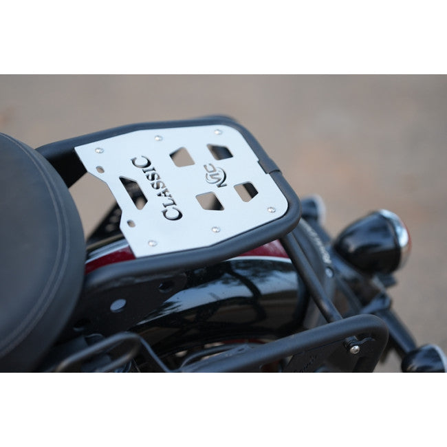 Royal Enfield Goan Classic 350 Top Rack With Alloy Plate For Single Seat - Motodrift