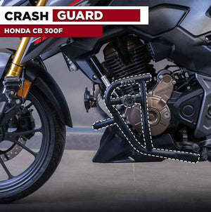 Zana CB300 F Crash Guard With Slider - Motodrift