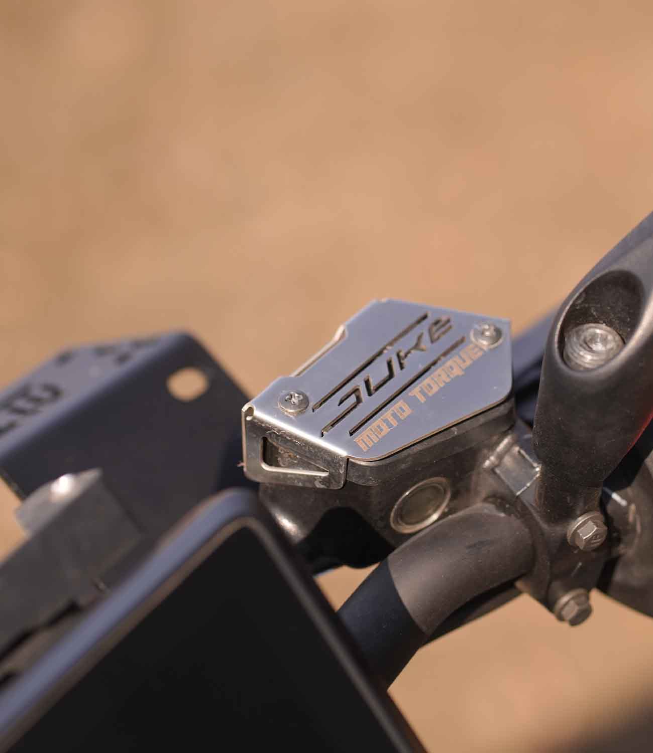 Moto Torque Front Master Cylinder Guard (SS) For KTM Duke 250 (Gen 2) / 390 (Gen 3) - Motodrift