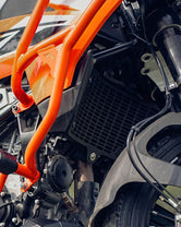 LCB KTM ADV 390 2025 Model Vector Radiator Grill - Black - Motodrift