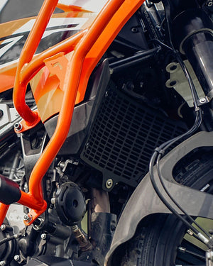 LCB KTM ADV 390 2025 Model Vector Radiator Grill - Black - Motodrift