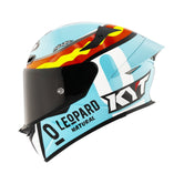 KYT TT Revo Leopard Spanish Replica (Gloss) - Motodrift
