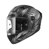 LS2 FF805 Thunder Carbon Volt Gloss Black Grey-06 - Motodrift