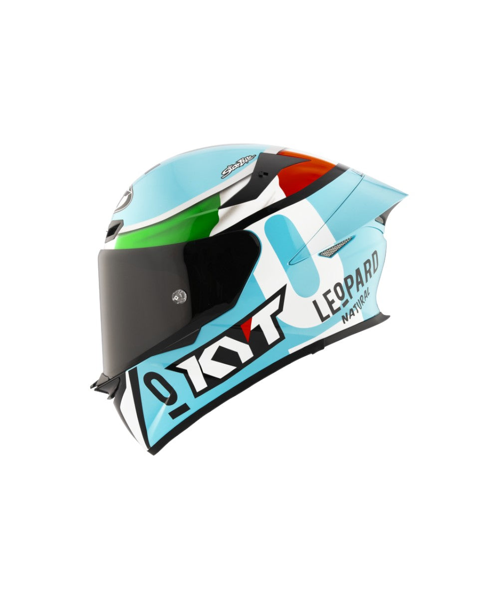 KYT TT Revo Leopard Tricolore Replica (Gloss) - Motodrift
