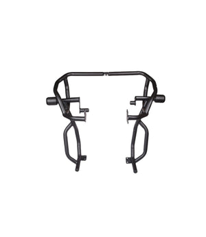 LCB Bazooka Crash Guard With Slider For Royal Enfield Himalayan 450 (Black) - Motodrift