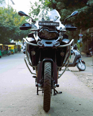 Z Pro Upper Crash Bars For BMW F850 GSA (Silver) - Motodrift