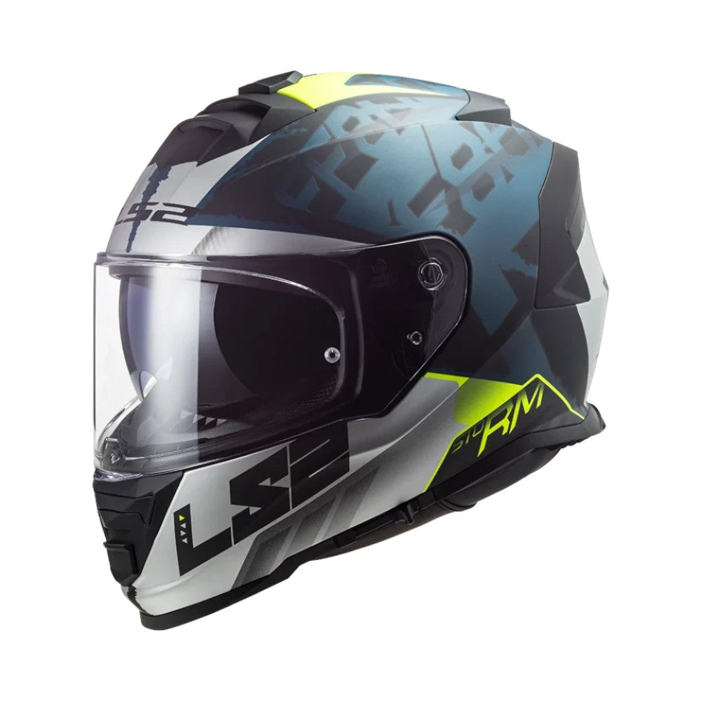 LS2 FF800 Storm II Sprinter M.Silver Cobalt - 06 - Motodrift