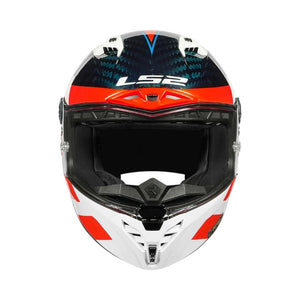 LS2 FF805 Thunder Carbon GP Alliance Red White Blue Helmet (FIM Certified) - Motodrift