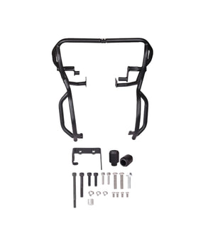 LCB Bazooka Crash Guard With Slider For Royal Enfield Himalayan 450 (Black) - Motodrift