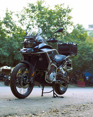 Z Pro Upper Crash Bars For BMW F850 GSA (Silver) - Motodrift