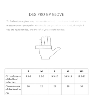 DSG Pro GP Riding Gloves Black Fluo Yellow - Motodrift