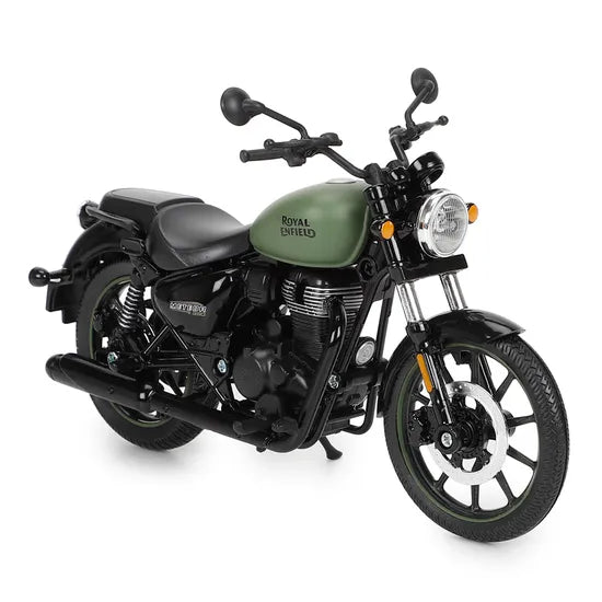 Meteor 350 Miniature - Fireball Matt Green (Scale Model 1:12) - Motodrift