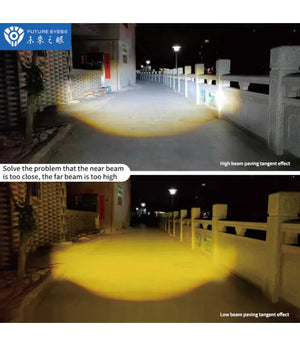 Future Eyes F 20-X Dual Colour Auxillary Lights - Motodrift