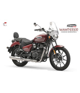 Carbon Racing Wanderer Premium Windshield For Royal Enfield Meteor 350 - Motodrift