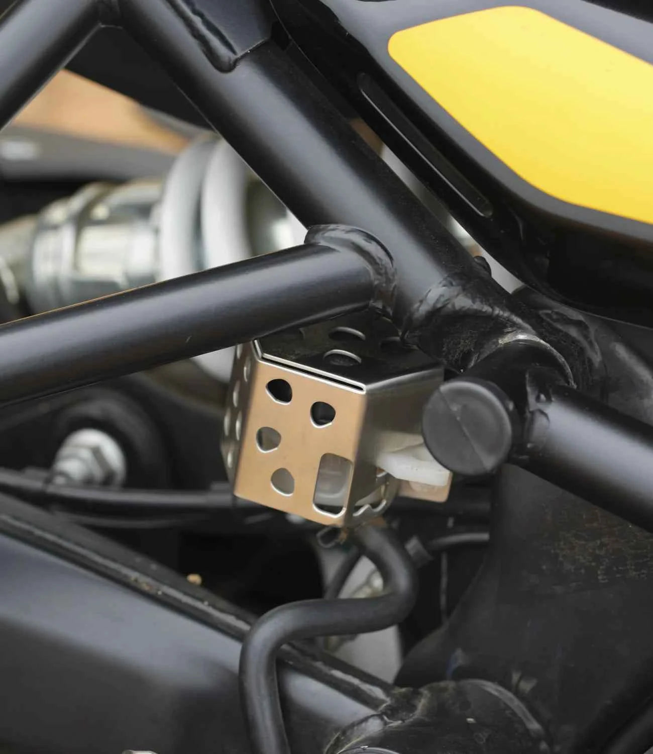 Moto Torque Reservoir Oil Guard For Royal Enfield Himalayan 450 (Stainless Steel) - Motodrift