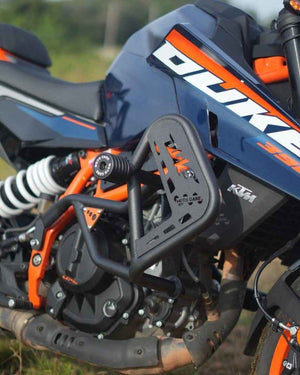 Moto Care Crash Guard With Sliders For KTM Duke 390 Gen 3 - Motodrift