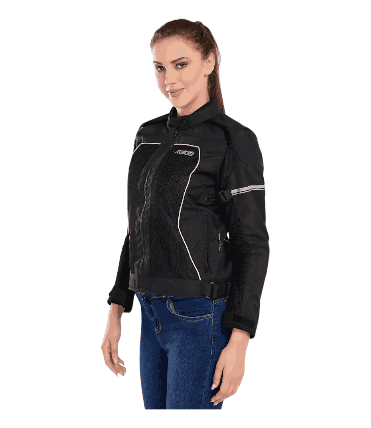 Raida Empress Women’s Riding Jacket - Black - Motodrift