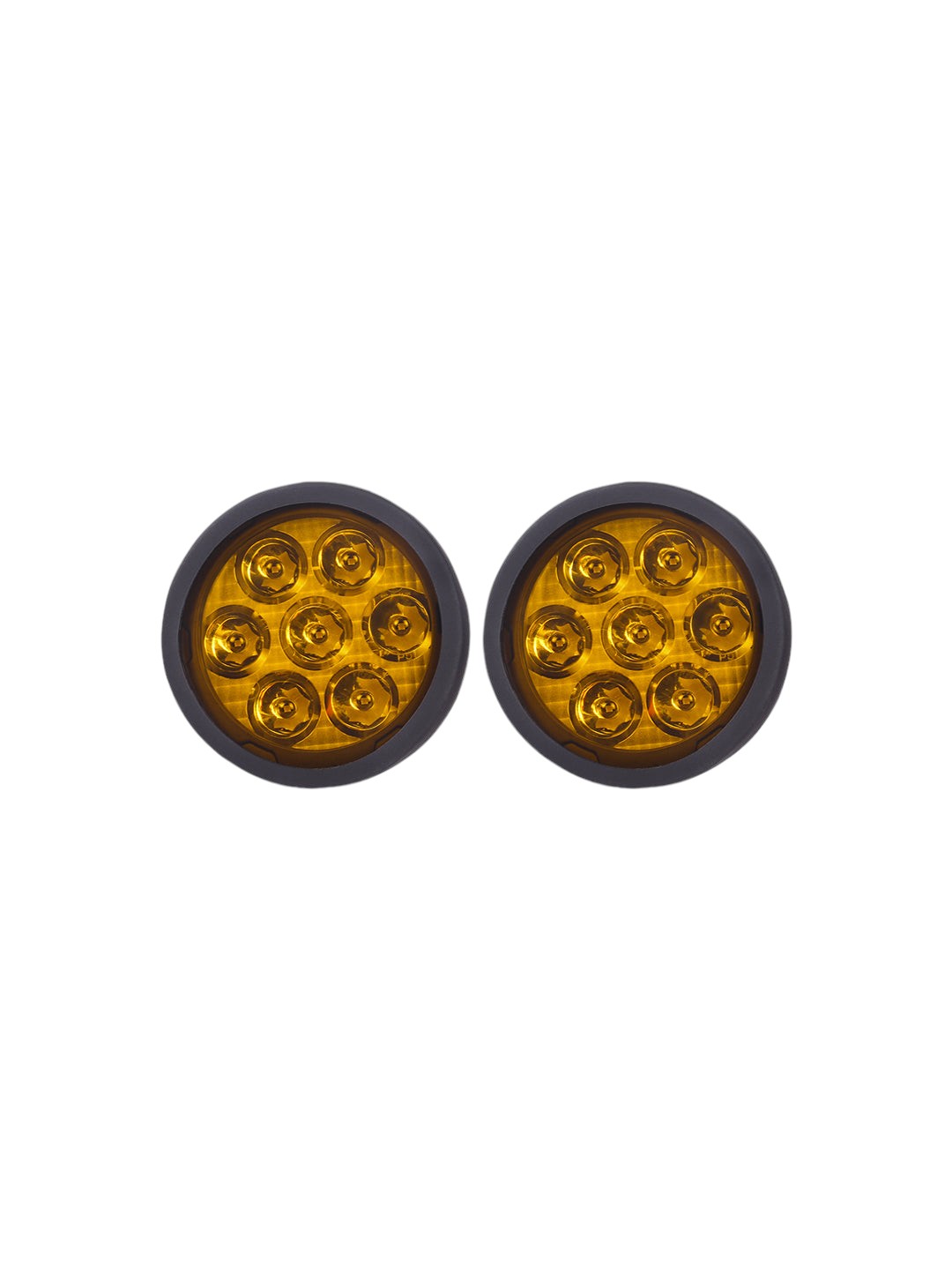 HJG 7 LED Round Fog Light  - 70 Watts - Motodrift