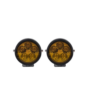 HJG 5 LED Round With Harness - 50W - Motodrift