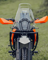 LCB KTM ADV 390 2025 Model Oculus Headlight Shield-Acrylic-Yellow/White - Motodrift