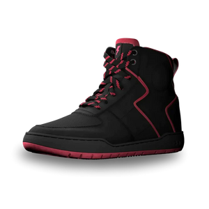 Clan Shoes SNKR Stealth Edition Black Red - Motodrift