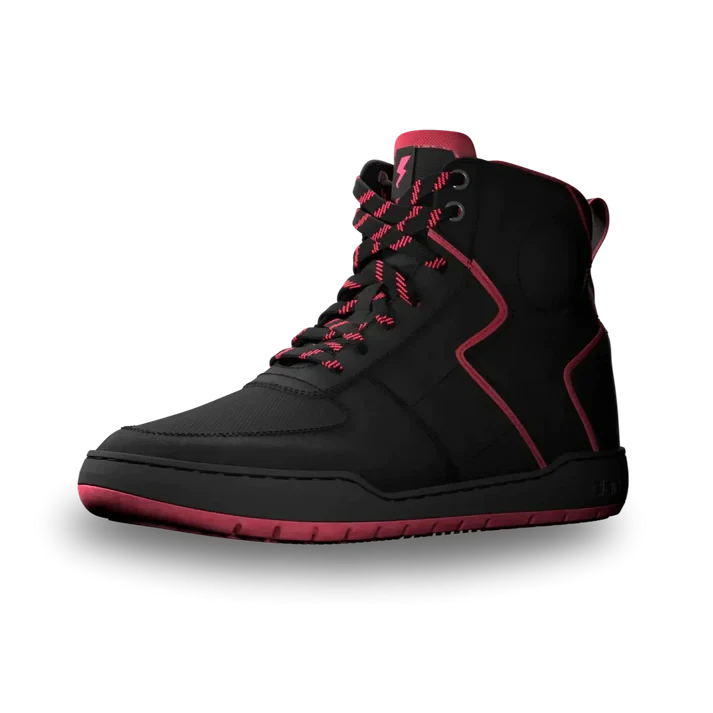 Clan Shoes SNKR | Stealth Edition Black Red - Motodrift