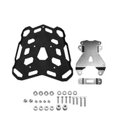 SRC Protective Aluminum Cargo Tail Rack (V2) For Suzuki V-Strom 800DE - Black - Motodrift