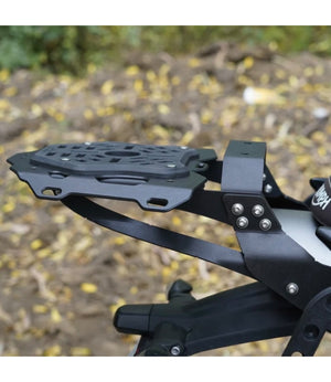 Carbon Racing Top Rack with Vibration Dampener For Triumph Scrambler 400 X - Motodrift