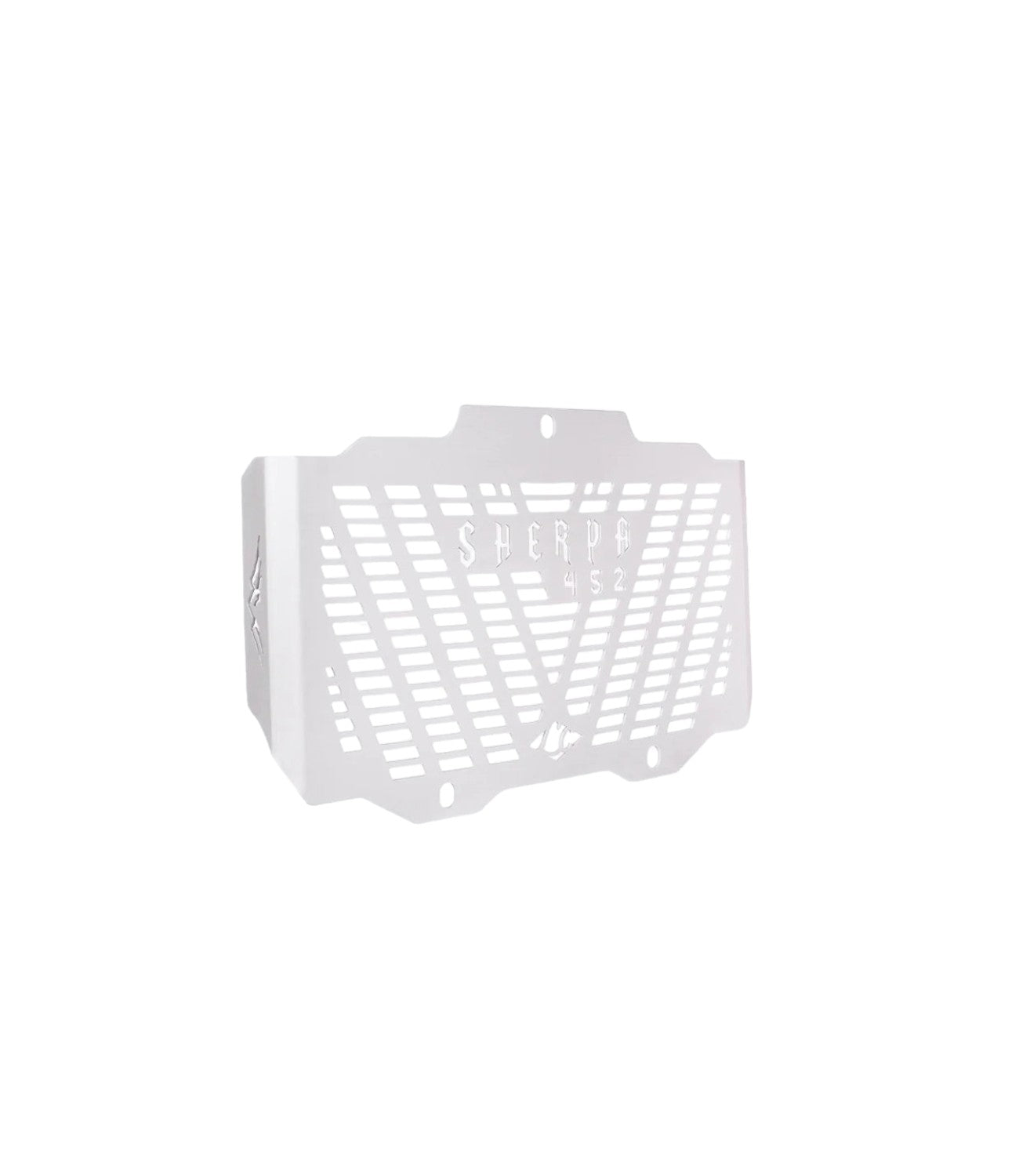 LCB Sherpa Radiator Grill For Royal Enfield Himalayan 450 (Silver) - Motodrift