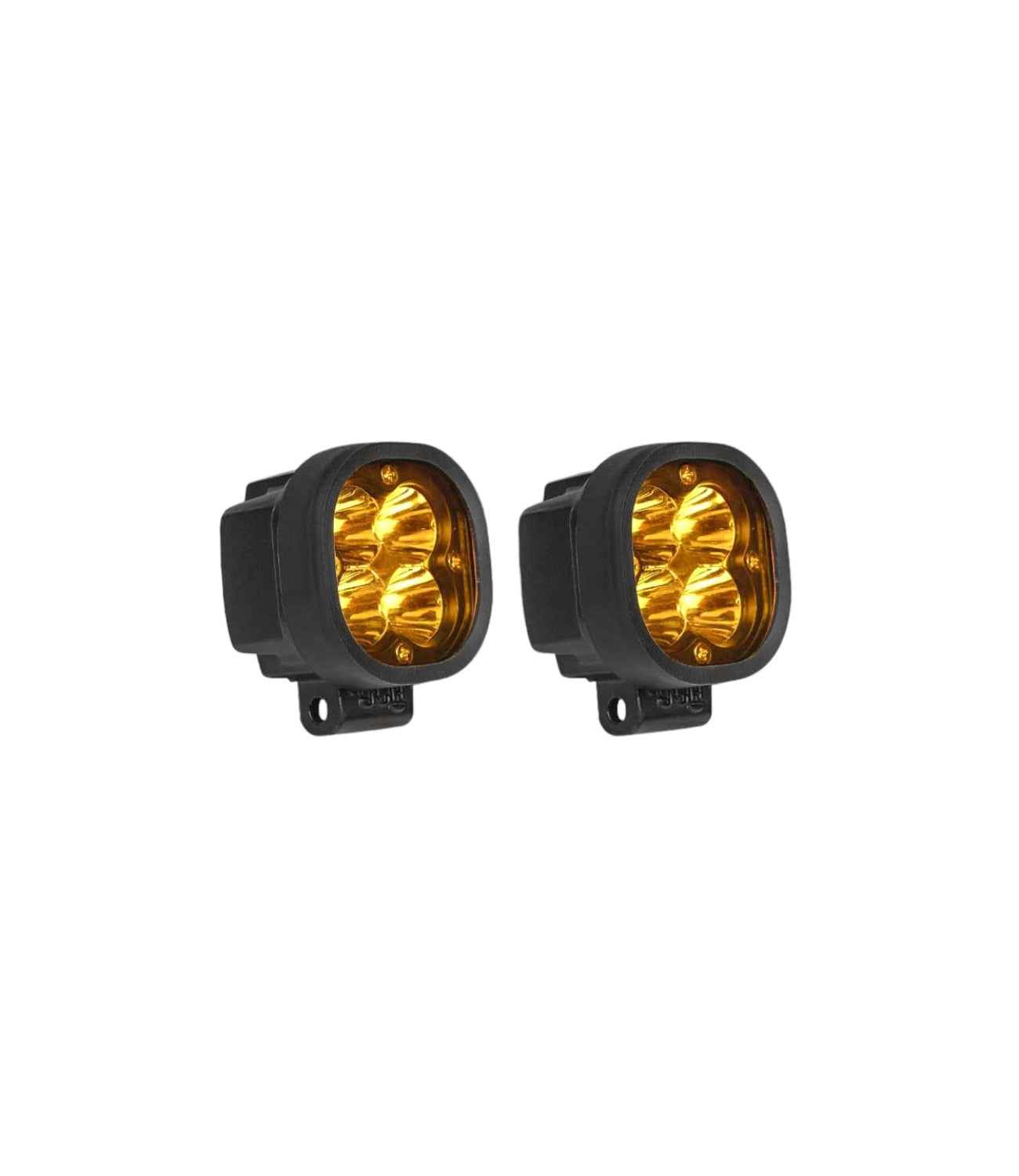 HJG 4 LED Mini 40W With Harness & Switch - Motodrift